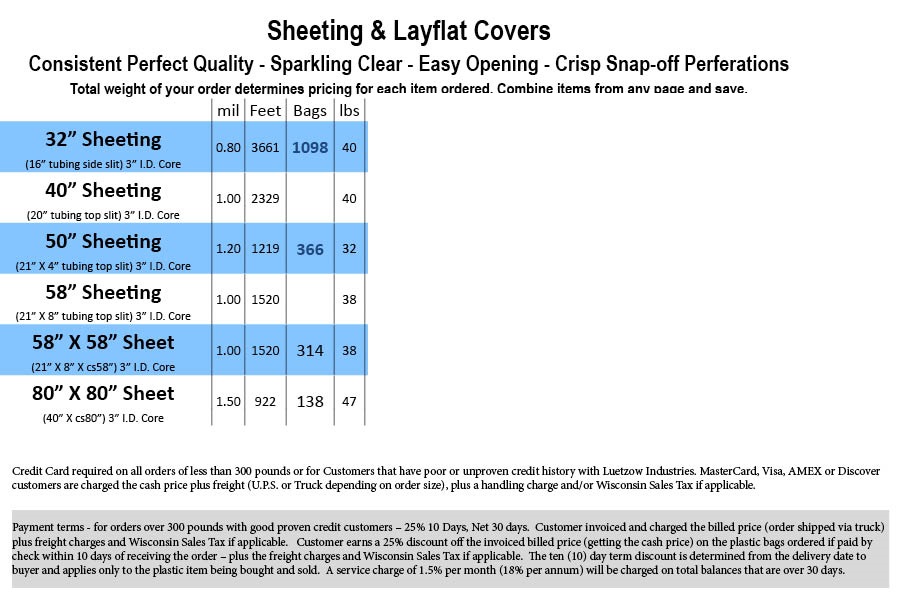 sheet layflat prices